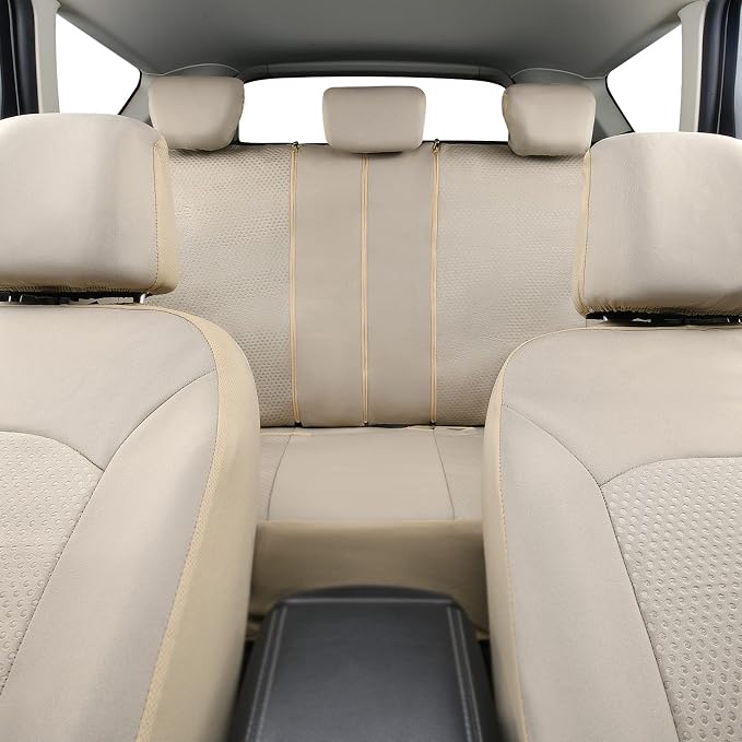 Flying Banner Car Seat Covers Front Seats Rear Bench Polyester car seat Protectors Easy installations Rear Bench Neoprene Split Classic Man Lady Truck - Image 6