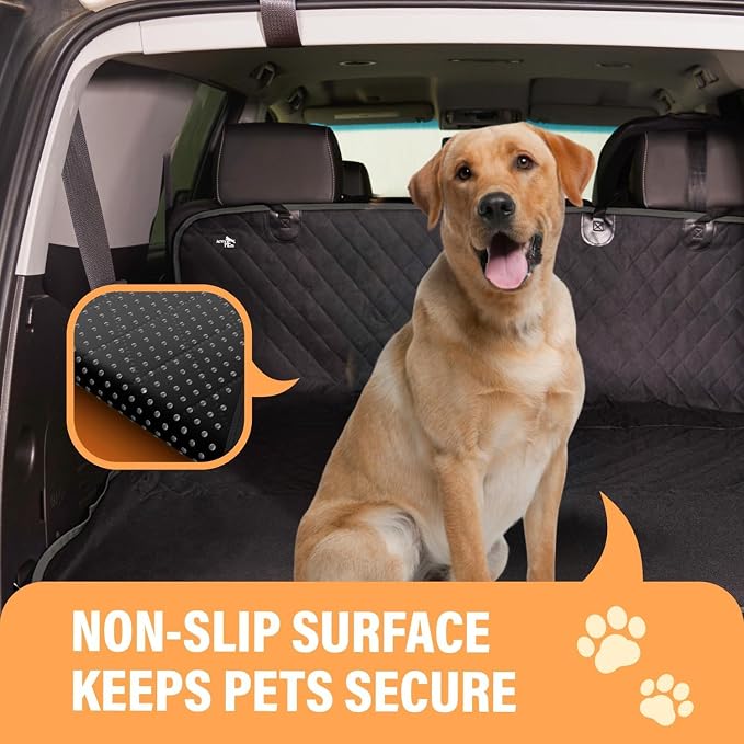 Blue XL Dog Car Hammock Back Seat Cover, Waterproof Backseat Cover Protector for Truck Bench Rear of Sedans or SUVs, Essential Pet Supplies Vacuum or Wipe Clean, Machine Washable - Image 8