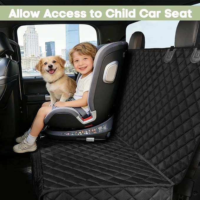 Dog Car Seat Cover for Trucks Ford F150/Chevrolet Silverado 1500 | Ram 1500/GMC Sierra 1500, Waterproof Nonslip Heavy Duty Back Seat Cover for Dogs - Image 5