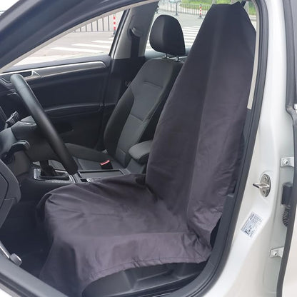 Car Seat Towel Covers Front Seats for Yoga,Gym,Workout,Sports,Running,Camping and Travel,Automotive Washable Sweat Towels Driver Seat Protector Cover Blanket for Cars Trucks (Black, 1Pcs) - Image 3