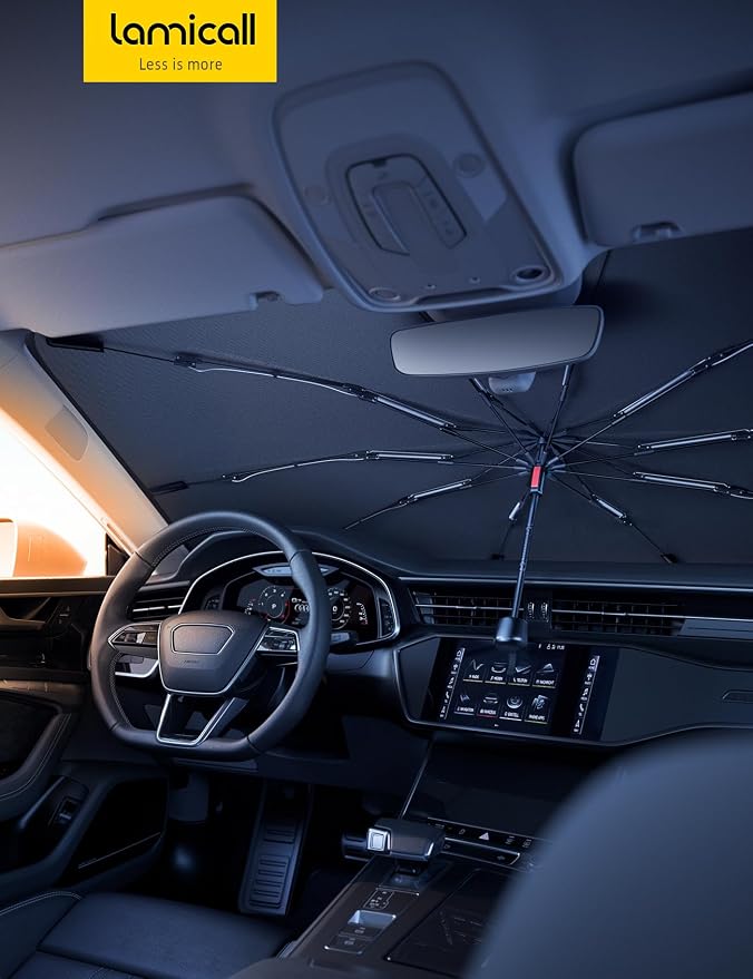 RAV4 2019-2025 Foldable Car Windshield Sunshade Umbrella UV Block Coating | Foldable Umbrella Shade, 5 Layers UV Block Coating, Window Heat Insulation Protect for 2019-2025 RAV 4 Windshield Accessories - Image 7
