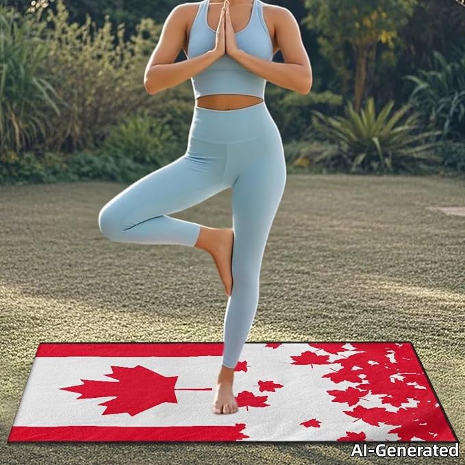 SEANATIVE Canadian Flag Car Seat Covers Easy Install Car Seat Towel Covers Scratch-Resistant Seat Cushion Protectors for Dogs, Kids, Beach Absorbent Sports Towel - Image 3
