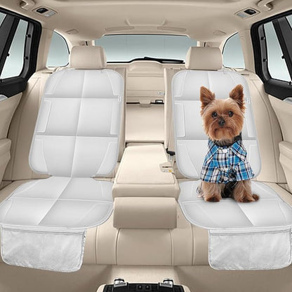 Meolsaek Car Seat Protector for Child Car Seat，Non-Slip Backing No Imprints | Durable Car Seat Mat 600D Fabric, Waterproof Car Seat Cover with Thick Pad - Image 6