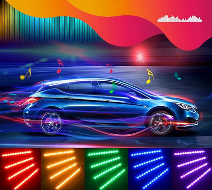 Govee Car LED Lights, RGB Smart Car Interior Lights, App Control | DIY Mode and Music Mode, 2 Lines Design LED Lights for Cars with Car Charger, 12V - Image 9
