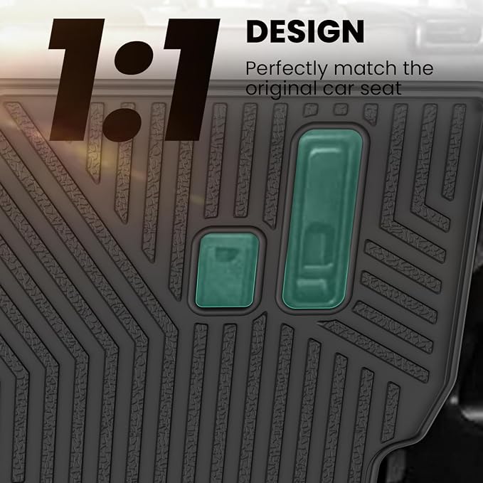 LASFIT Cargo Mat for Toyota 4Runner 2013-2024 Fit 7-Seats 2nd Row Seatback | Not Fit 5 Seats, All Weather Custom Fit Anti-Slip Pet Friendly Easy Clean TPE Backrest Mats for 5th Gen 4Runner, Black - Image 5