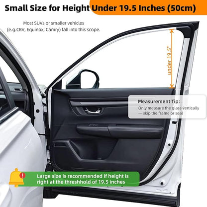 Magnetic Car Side Window Sun Shade Car Window Shade for Driver Side Small Size Fit SUVs and Compact Cars Highlander Corolla CRV RAV4 Silverado Tacoma - Image 5