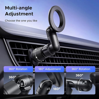 UGREEN Phone Mount for Magsafe Air Vent Car Mount Magnetic Never Block Phone Holder Strengthen Magnetic Power Compatible with iPhone 17 16 15 Pro Max 14 13 12 Pro Mini MagSafe Case - Image 6