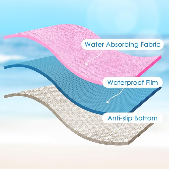 Waterproof Car Seat Cover Universal Fits Car Sweat Towel for Trucks SUV Van Cute Pink Car Seat Protector Sweat Proof Protector Cloth Seats Pack of 1 - Image 5