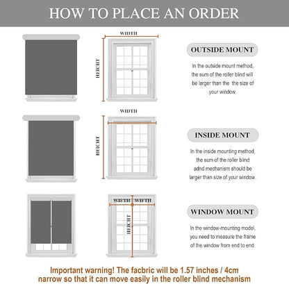NICETOWN Grey Blackout Curtains 48 Inches Long for Travel | Portable Self Sticky Easy Installation Short Curtains for Bathroom Basement Window Storage Cupboard, 1 PC, 52" x 48" - Image 9