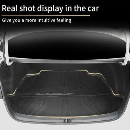 AOMSAZTO Cargo Liner Compatible with 2014-2019 Toyota Corolla Sedan | Custom Fit Trunk Mat Behind 2nd Row | All Weather Protection Cargo Mat Compatible with 2014-2019 Corolla Sedan Models - Image 2