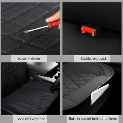 Dodge Ram Seat Covers Full Set Fit for 2009-2026 Ram 1500/2500/3500 | Ram Seat Covers Black,Waterproof Truck Seat Covers ,ram 1500 2500 3500 Seat Covers, Heavy Duty with Split Flat Bench 40/60 - Image 5