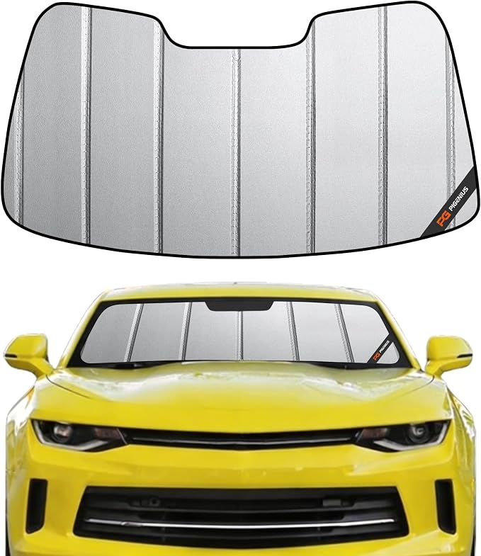 Pigenius Windshield Sunshade for Chevrolet Camaro 2016-2024 Front Window Sun Shade - Safeguard by Pigenius