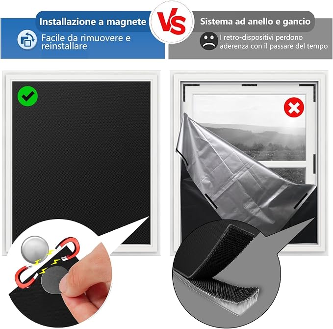 BKSAI 12pcs Magnetic Accessories for Window Blackout Shades for Windows Bedroom No Drill Blackout Curtain Window Blinds Sun Blocking for Home Living Room Travel - Image 5