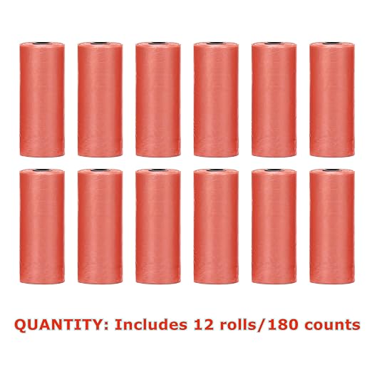 Ginsco 0.8 Gallons Disposable Trash Bags for Mini Car Trash Can, Portable Small Car Garbage Bags, Cars Accessories, Mini Trash Bags, Plastic Trash Bag for Cars/Home/Office (12 Rolls/180 Counts) Red - Image 5