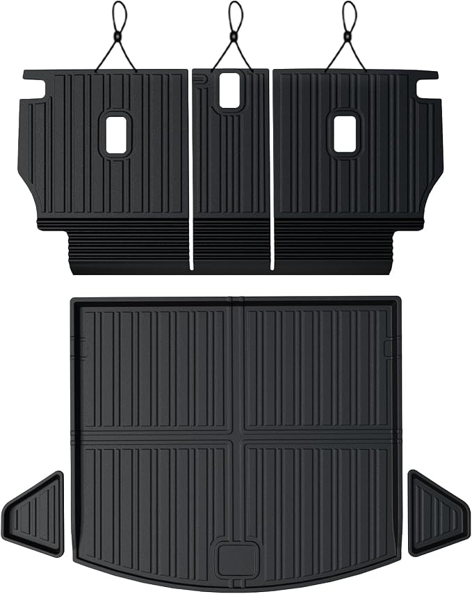 Cargo Mat for Mazda CX-5 2017-2025 Accessories | Cargo Liner & Rear Seat Back Protector for CX-5, All Weather TPE, Non Slip & Odorless & Scratch Proof, Quick Clean - Image 2