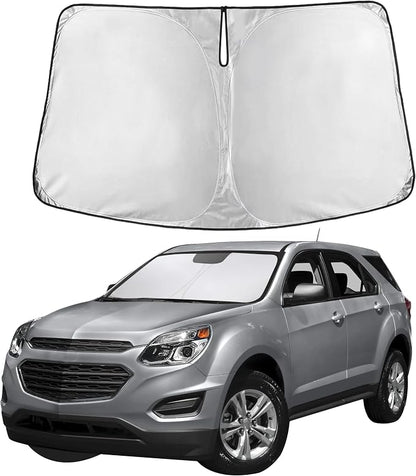 Autovir Windshield Sun Shade Fit for 2010-2015 2016 2017 Chevrolet Equinox | Sunshade, Front Car Window Shades Sun Visor, Blocks UV Rays & Heat, Car Accessories by Autovir