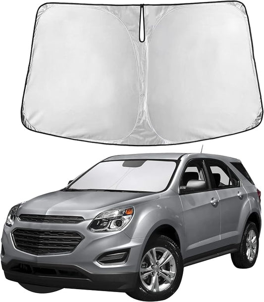 Autovir Windshield Sun Shade Fit for 2010-2015 2016 2017 Chevrolet Equinox | Sunshade, Front Car Window Shades Sun Visor, Blocks UV Rays & Heat, Car Accessories by Autovir