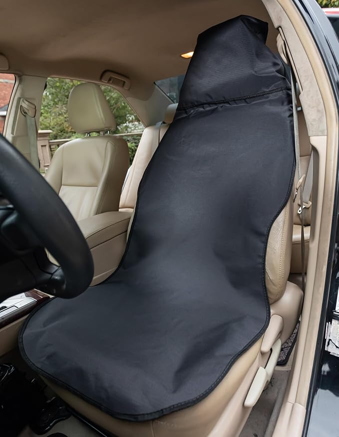 Waterproof Car Seat Cover Automotive Seat Covers for Cars Trucks and SUVs Car Seat Cover Protector Front Seats Black-2 - Image 7