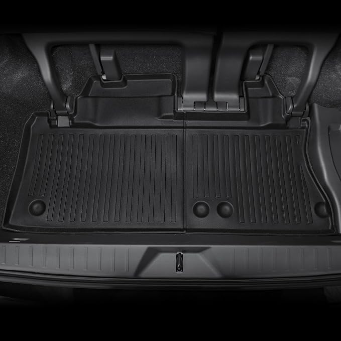 Floor Mats for 2021-2026 Toyota Sienna 7-Seat Accessories | w/ Spare Tire, Full-Coverage Set with Cargo Liner, Odorless TPE, All-Weather Protection, 3D Laser Fit, No Trimming Required - Image 4