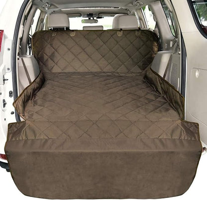 SUV Cargo Liner for Dogs - Water Resistant Trunk Cover for Midsize SUVs | Pet Cargo Cover with Bumper Flap Protector, Non-Slip Car Trunk Mat, Dog Car Seat Cover Prevents Scratches Pet Hair Mud Dirt by F-color
