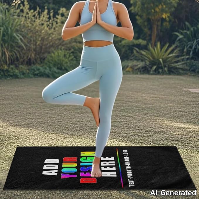 SEANATIVE Custom Car Seat Towel Covers with Storage Bag Seat Post Workout Sweat Washable Cover for Car Towel for Dog Pet Workout Outdoor Sport Activities - Image 3