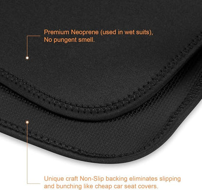 seceles Car Seat Sweat Protector Neoprene Waterproof Car Seat Cover Towel, Auto Seat Covers for Cars Front Seats Trunks Post Gym Workout Running Swimming Beach Hiking 1PC (61 x 51.3 in) - Image 4