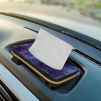 Biyejit 2 Pack Car Tissue Holder, Galaxy Stars Premium Sun Visor Napkin Case, Hanging Car Accessories Used to Organize Paper Towels and Storage Small Items - Image 5