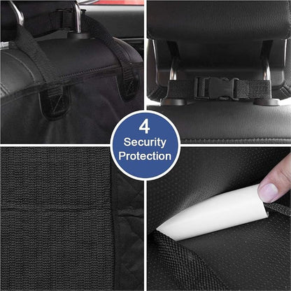 HONEST OUTFITTERS Dog Car Seat Cover 2 Pack, Waterproof Front Seat Car Cover for Cars, Trucks, and Suvs, Pet Front Cover for Cars, Nonslip Dog Seat Cover, Black - Image 4