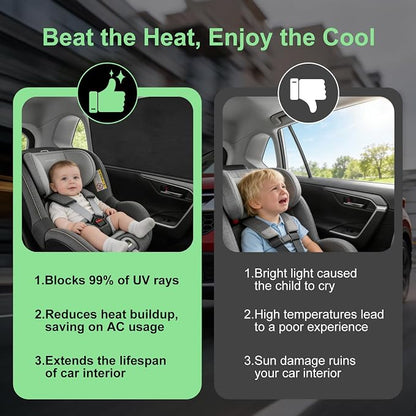 RAV4 Rear Window Shades 2019-2024, 2PCS Magnetic Suede | Custom Fit, UV & Privacy Protection, Magnetic Installation, Soft Suede Fabric - Image 6