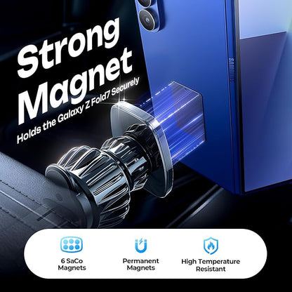 LISEN Magnetic Phone Holder for Car, Car Vent Phone Mount Holder with Ultra 6 Strong Magnets, Magnetic Car Phone Holder Mount Magnet for Car Automobile Cradles, Soporte de Telefono para carro - Image 4
