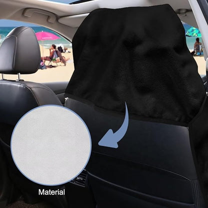 Custom Design Car Towel Seat Cover Breathable Car Seat Cover Protector Non-Slip Comfortable Cars Interior Accessories for Cars, SUVs, and Trucks - Image 3