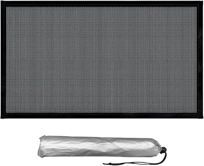 Magnetic Car Sunroof Sun Shade Breathable Mesh (39.6 × 26.77 in) | UV Protection Auto Moonroof Screen Cover, Universal Quick Install Vehicle Window Mesh Bug Net Accessory for Camping, Parking by Unknown