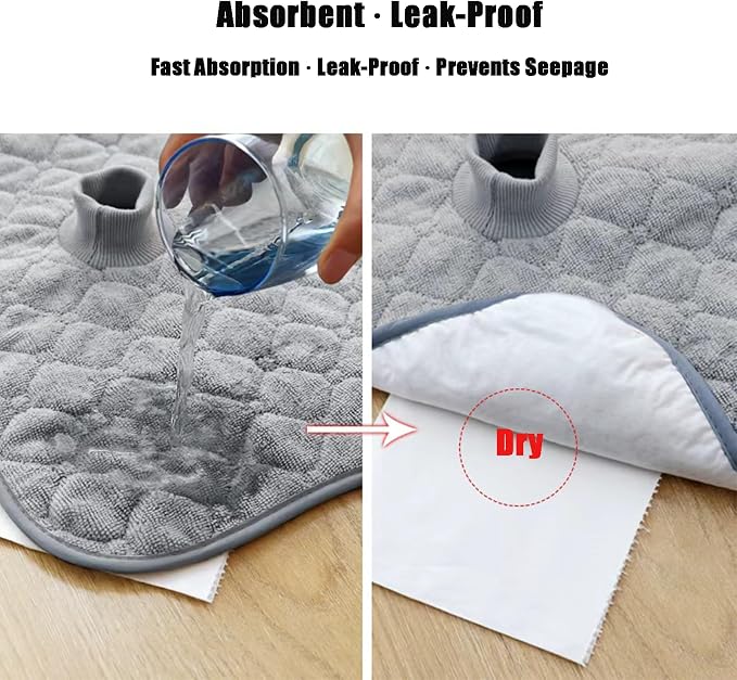PandaEar 2 Pack Infant Car Seat Protector, Waterproof Piddle Pad for Babies | Toddler Car Seat & Stroller Pads Cover for Potty Training, Waterproof 4-Layer Protection, Non-Slip Backing, Machine Washable - Image 3