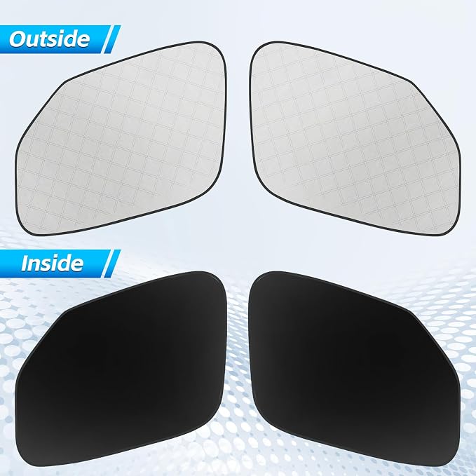 2 Pcs Magnetic Side Window Sun Shade for Ram ProMaster 14-26 | Fits ProMaster 1500 2500 3500, Easy Magnetic Install, Blackout Privacy Cover for Van Life Camper, Insulated, Foldable - Image 5