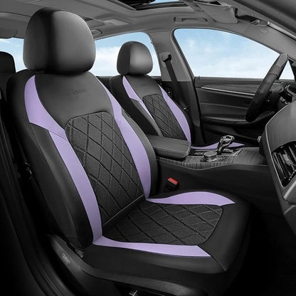 Coverado Car Seat Covers, Front Seat Covers, 2 Front Automotive Seat Cover, Mesh Breathable Seat Protectors, Universal Fit for Most Cars by COVERADOAUTO