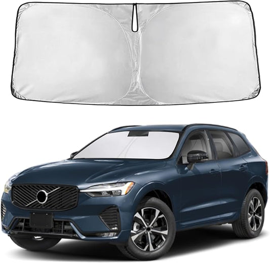 Autovir Windshield Sun Shade Fit for 2018-2024 2025 2026 Volvo Xc60 | Sunshade, Front Car Window Shades Sun Visor, Blocks UV Rays & Heat, Car Accessories by Autovir