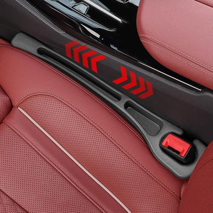 YLXGT Car Seat Gap Filler Organizer Universal for Car SUV Truck Accessories Seat Gap Plug Blocker with Storage Slot Black 2 Pack - Image 5
