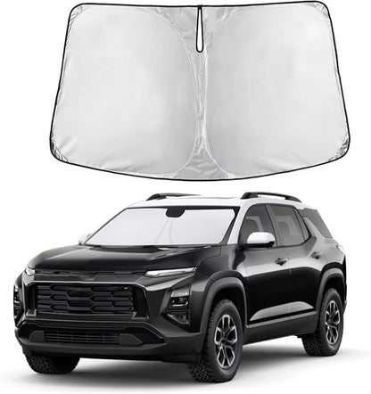 Autovir Windshield Sun Shade Fit for 2024 2025 2026 Chevrolet Equinox Ev | Sunshade, Front Car Window Shades Sun Visor, Blocks UV Rays & Heat, Car Accessories by Autovir