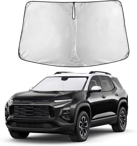 Autovir Windshield Sun Shade Fit for 2024 2025 2026 Chevrolet Equinox Ev | Sunshade, Front Car Window Shades Sun Visor, Blocks UV Rays & Heat, Car Accessories by Autovir