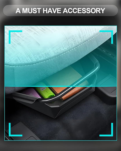 CDEFG Upgraded for 2022-2026 Ford Maverick Under Seat Storage Tray | for 2022-2026 Ford Maverick Truck Accessories Console Front Underseat Drawer Secret Storage Box Hidden Organizer - Image 6