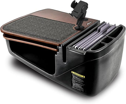 AutoExec GripMaster Car Desk for Your Vehicle Workstation and Mobile Office, Mahogany with 400 watt Power Inverter and Phone Mount - Image 3