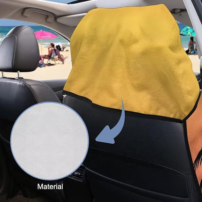 SEANATIVE Purple Sunset Beach Multi-Purpose Car Drying Towels - Absorber Towel for Car Wash & Gym Enthusiasts Automotive Seat Covers - Sweat Towels for Yoga & Hot Weather Driving - Image 6