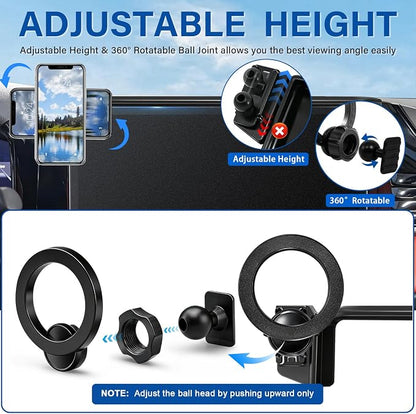 Magnetic Car Phone Holder for Toyota Camry XLE/XSE 2025-2026 Accessories | 12.3-Inch Screen, 2026 Toyota Camry Cell Phone Mount for Magsafe iPhone, 360° Hands-Free No Air Vent Blockage Stable Stand - Image 5