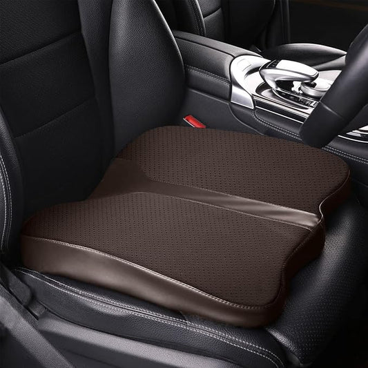 Car Seat Cushion, Comfort Memory Foam Seat Cushion for Driving by LARROUS