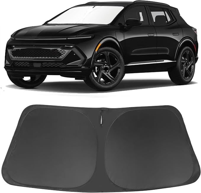Windshield Sun Shade for 2024 2025 2026 Chevrolet Equinox EV | Full covered for windshield, Foldable & Durable, Block UV Rays, Reduce Heat, Easy to install, Keep Car Cooler by LHFLIVE