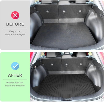 Upgrade Corolla Cross SUV Cargo Liner | Custom Fit Trunk Mat Compatible with 2022 2023 2024 2025 Toyota Corolla Cross (FWD Models Only) | All Weather TPE Cargo Mat for Corolla Cross - Image 5