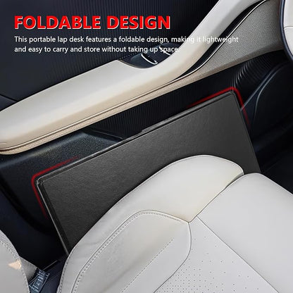 SEWACC Foldable Lap Desk with Adjustable Angles, Bed Table for Laptop and Writing, Car Table Tray for Travel and Home Use - Image 7