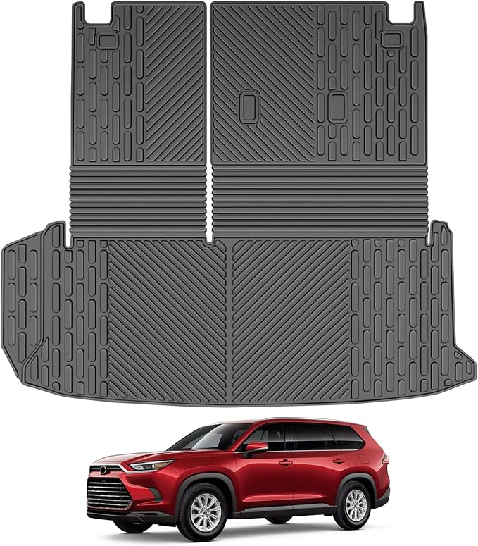 Mat Compatible with 2024-2025 Toyota Grand Highlander Cargo Liner Replacement for 2024 2025 Toyota Grand Highlander Accessories(Not fit Highlander) by Utiiy