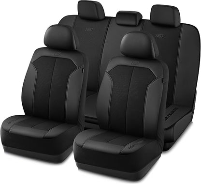 Skechers Car Seat Covers,GOGA Mat Oxford Cloth Seat Covers,Waterproof Car Seat Covers Full Sets,Automotive Universal Fit Seat Cover for Most Cars, Suvs, Trucks,Black by Unknown