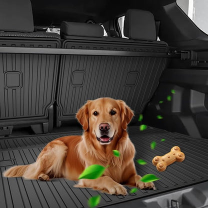 AOMSAZTO Cargo Mat and Backrest Mat Compatible with Toyota 4Runner 2025 2026: TPE All Weather Protection Cargo Liner for SR5/TRD/Limited 6th gen 4 Runner - Anti-Slip Trunk Mat (Only for 5 Seat) - Image 6